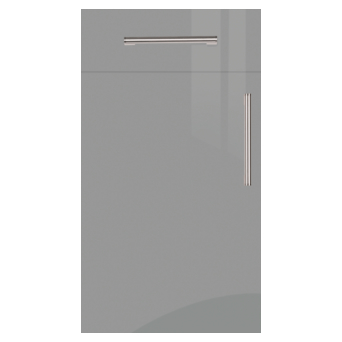 Firbeck Supergloss Dust Grey kitchen doors