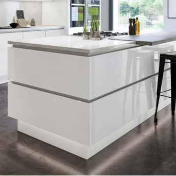 Firbeck Supergloss White Kitchen details