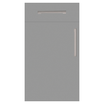 Firbeck Supermatt Dust Grey kitchen doors