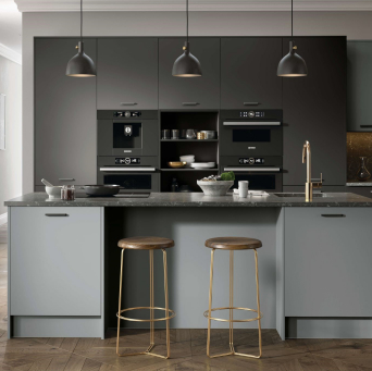 Firbeck Supermatt Graphite Kitchen