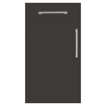Firbeck Supermatt Graphite kitchen doors