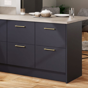 Firbeck Supermatt Indigo Blue Kitchen details