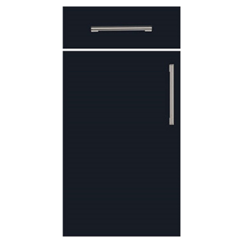 Firbeck Supermatt Azure Blue kitchen doors