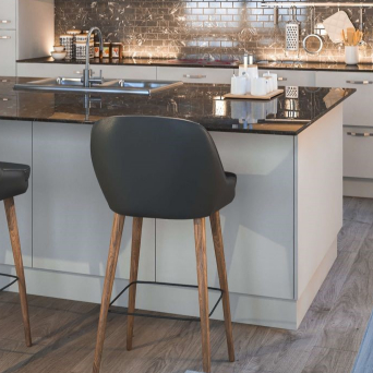 Firbeck Supermatt Light Grey Kitchen details