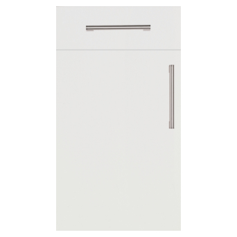 Firbeck Supermatt White kitchen doors