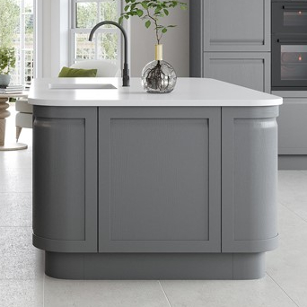 Grantham Dust Grey and Light Grey Kitchen