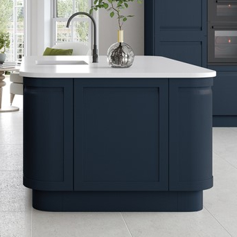 Grantham Indigo Blue and Light Grey Kitchen