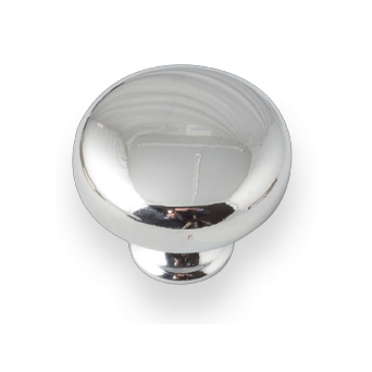Button Knob - Chrome