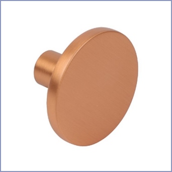 Como Knob - Brushed Copper