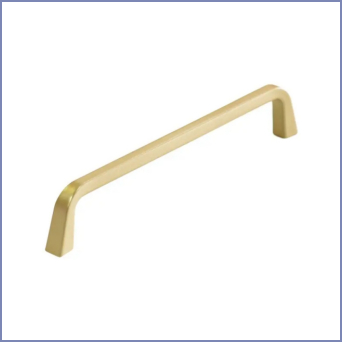 Este D Handle - Brushed Gold