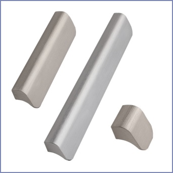 Fall Pull Handle - Inox Look