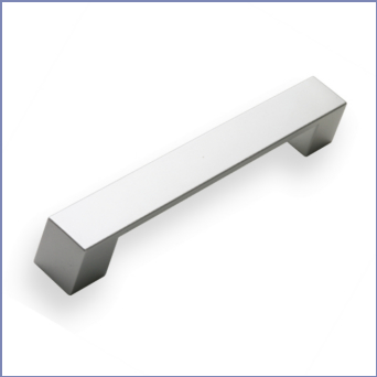 Flat Bar Handle - Satin Chrome