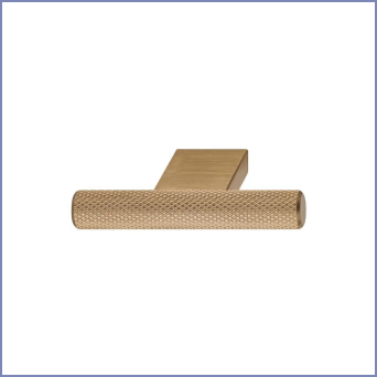 Graf T Bar Knob - Brushed Brass