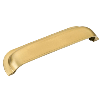 Hampton 160mm Cup Handle - Brushed Satin Brass