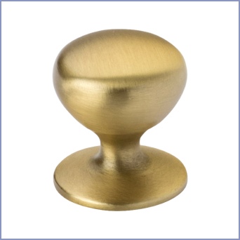 Hampton Knobs - Brushed Satin Brass