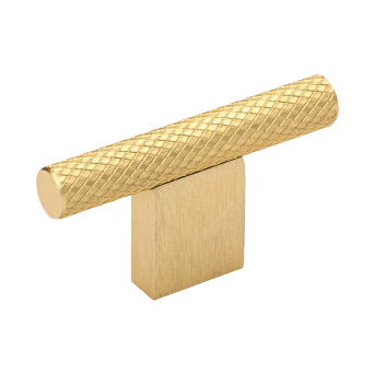 Kellas T Bar Knob - Satin Brass