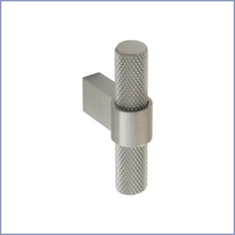 Knurled T-Bar Knob - Stainless Steel