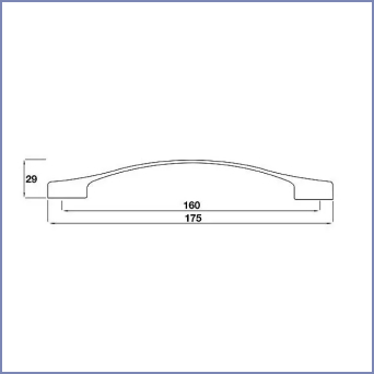 Leven Bow Handle dimensions