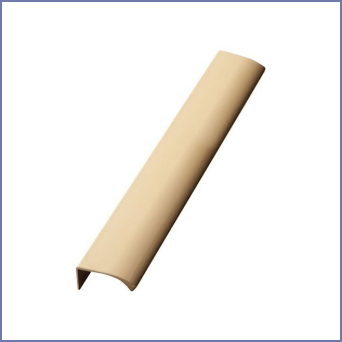 Ona 350mm Profile Handle - Brushed Brass