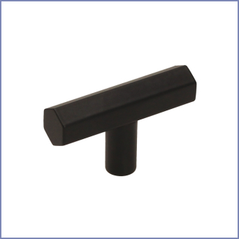 Pensil T-Bar Knob - Matt Black