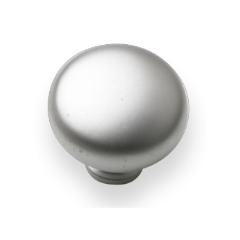 Round Knob - Satin Chrome