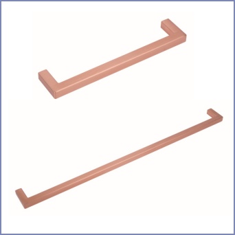 Square D Handle (Brushed Copper)