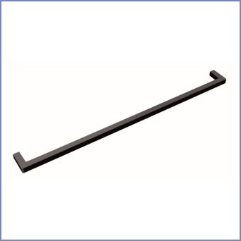 328 Square D Handle - Brushed Brass