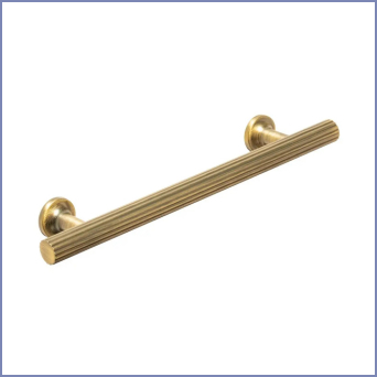 Strand Bar Handle - Brushed Gold