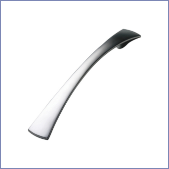 Tapered Bow Handle - Satin Chrome