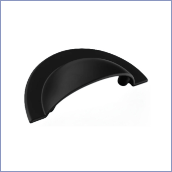 Trafalgar Matt Black Cup Handle