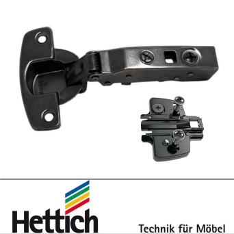 Hettich 110° Soft-close Hinges BLACK