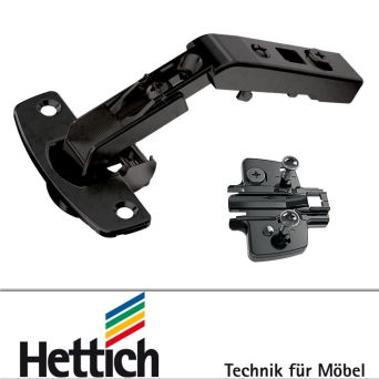 Hettich 160° Bi-fold Hinges BLACK