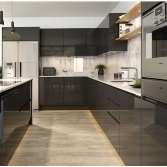 Jayline Supergloss Graphite Kitchen