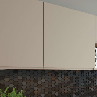 Jayline Supermatt Cashmere Kitchen details