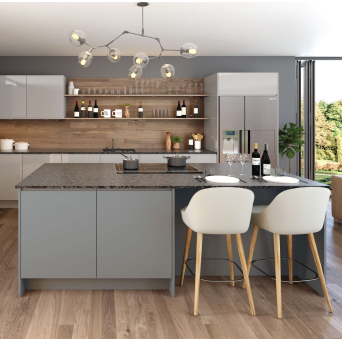 Jayline Supermatt Dust Grey Kitchen