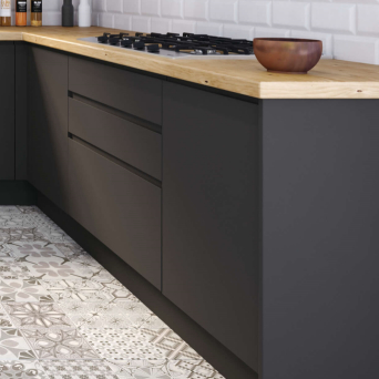 Jayline Supermatt Graphite Kitchen details