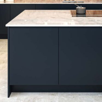 Jayline Supermatt Indigo Blue Kitchen details