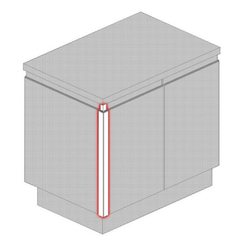 Lucente External Corner Post