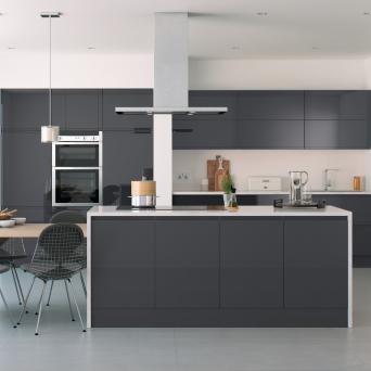 Lucente Gloss Anthracite Kitchen