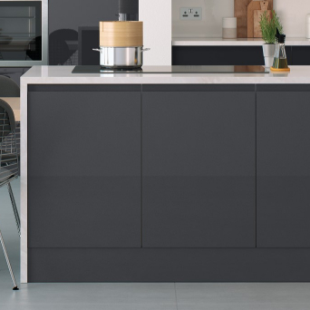 Lucente Gloss Anthracite Kitchen details