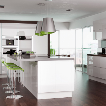Lucente Gloss White Kitchen
