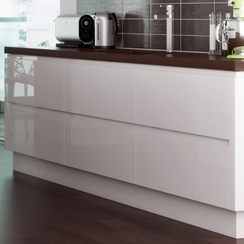 Lucente Gloss White Kitchen details