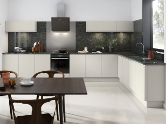 Lucente Matt Light Grey kitchen doors