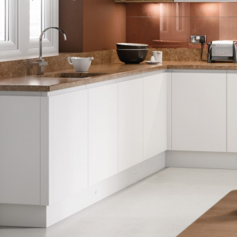 Lucente Matt White Kitchen details