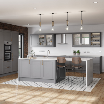 Newmarket Timber Dust Grey Kitchen