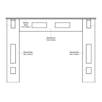 Oxford Mantel Kit details