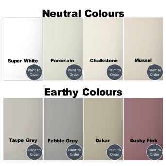 Paint to Order Neutral and Earthy colours