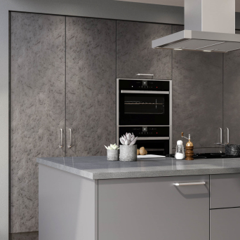 Valore Anthracite Fabric Metal Kitchen