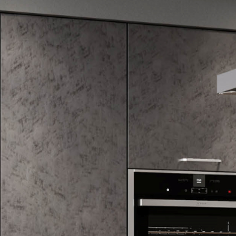 Valore Anthracite Fabric Metal Kitchen details