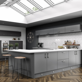 Vivo Matt Dust Grey Kitchen